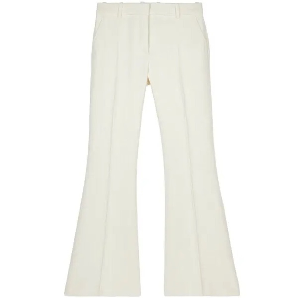 The Kooples Elegant Cream Flared Women's Pants